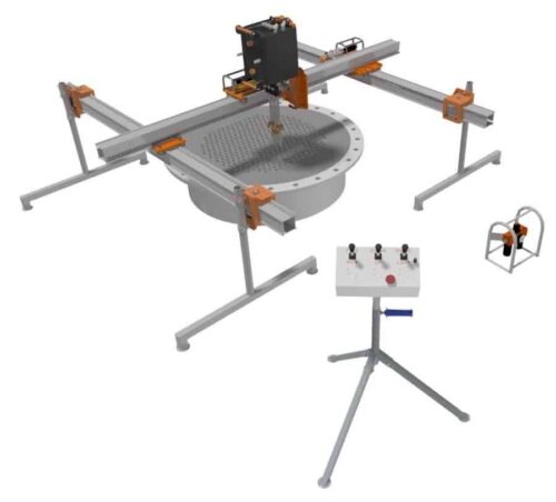 Vertical H-Frame Setup with Support Legs (for Flex Frame 3.0 (4